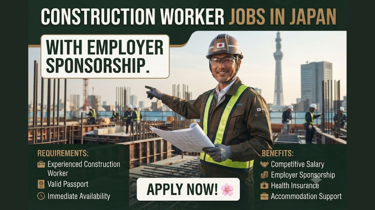 Construction Worker Jobs in Japan