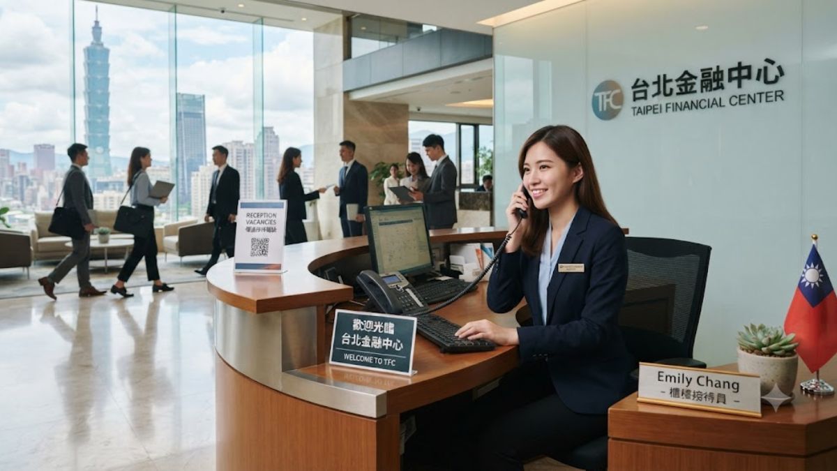 Receptionist Vacancies in Taiwan